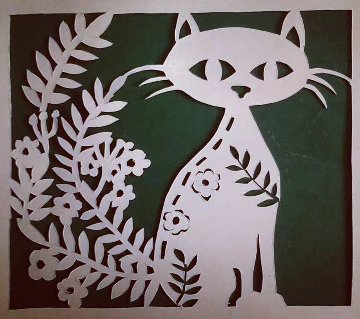 Cat Paper Cut